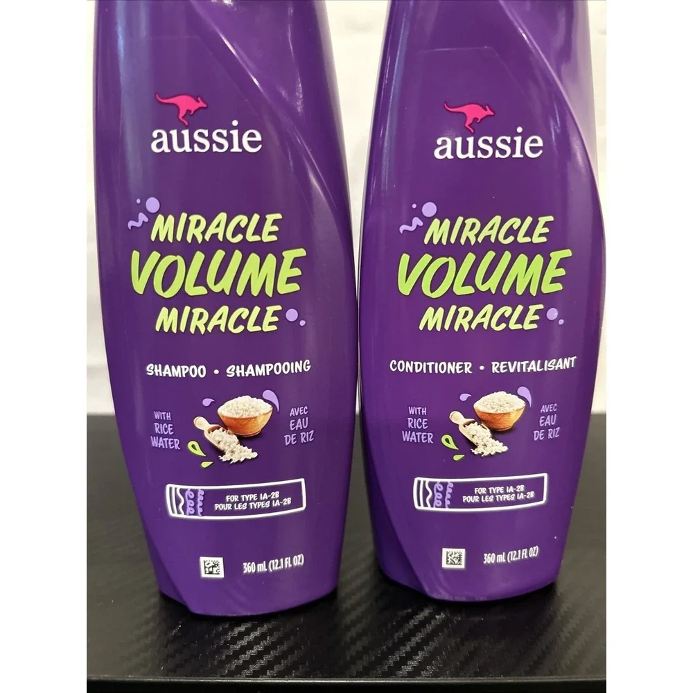 Aussie Miracle Volume Miracle‎ Shampoo & Conditioner Set 12 Fl oz Each Set *New*